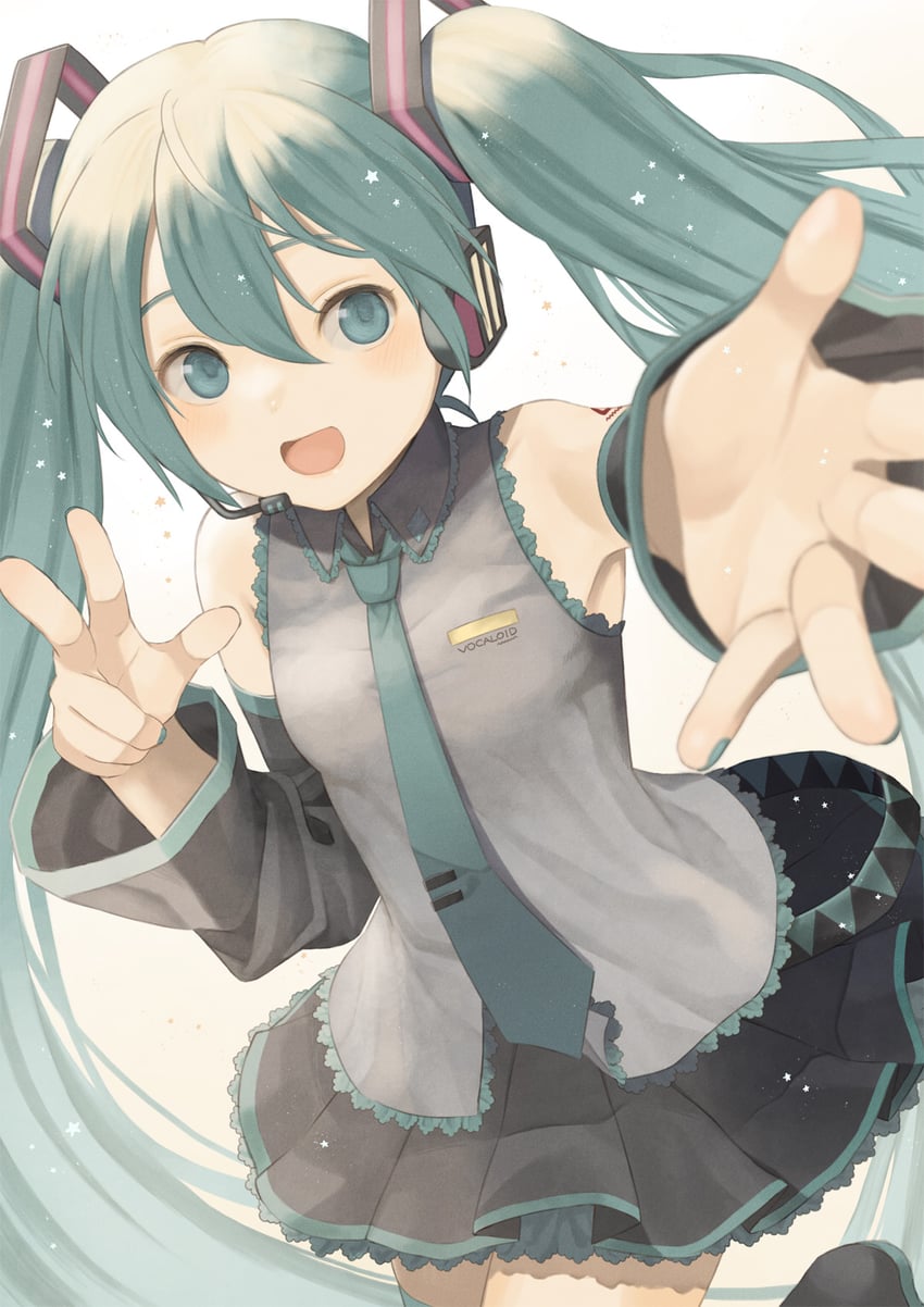 hatsune miku (vocaloid) drawn by original-orange-610917
