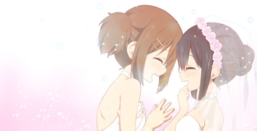 nakano azusa and hirasawa yui (k-on!) drawn by ragho_no_erika