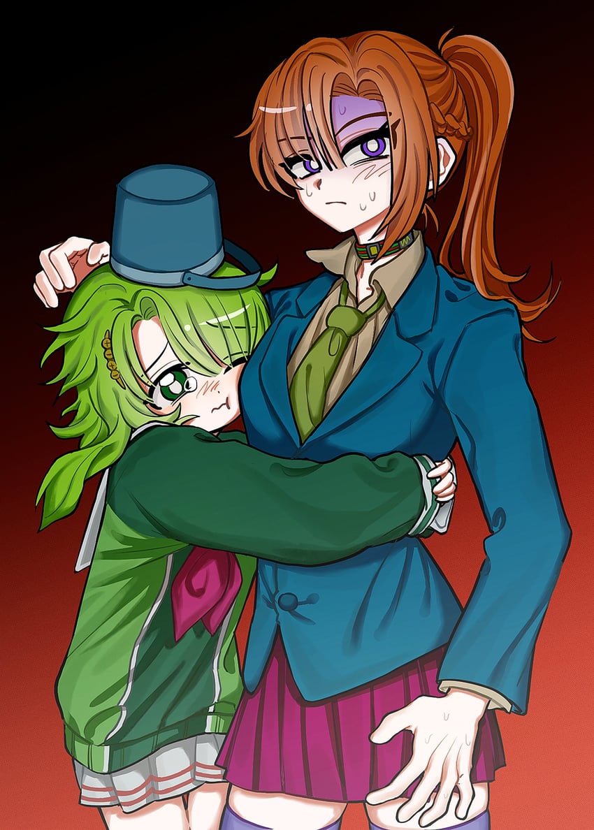 chidouin sara and kizuchi kanna (kimi ga shine) drawn by 1_111_k