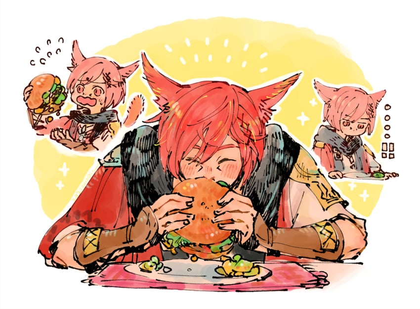 g'raha tia (final fantasy and 1 more) drawn by itowo_(itowc)