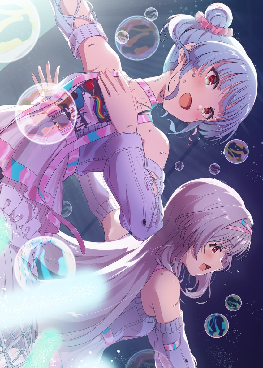 hyodou shizuku and tendou rui (idoly pride) drawn by ayano_yuu_(sonma_1426)