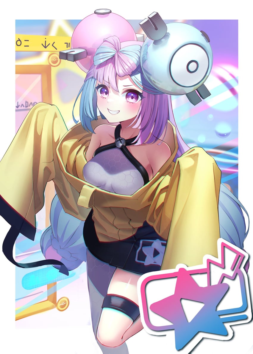 iono (pokemon and 1 more) drawn by midori_matsukaze