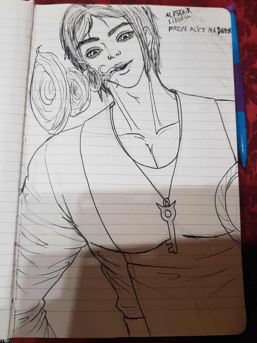 alice liddell (american mcgee's alice and 1 more) drawn by larigblood
