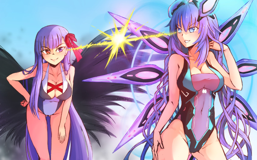 bb, purple heart, and next purple (fate and 3 more) drawn by yokura_(yukilina)