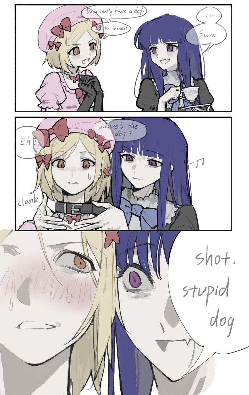 frederica bernkastel and lambdadelta (umineko no naku koro ni) drawn by kkuang