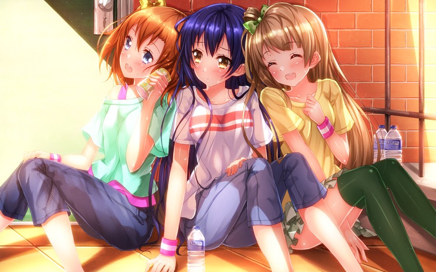 sonoda umi, minami kotori, and kosaka honoka (love live! and 1 more) drawn by swordsouls