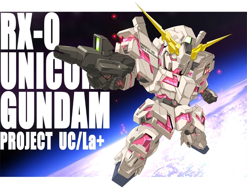 unicorn gundam (gundam and 1 more) drawn by zb_(dawn-blue)