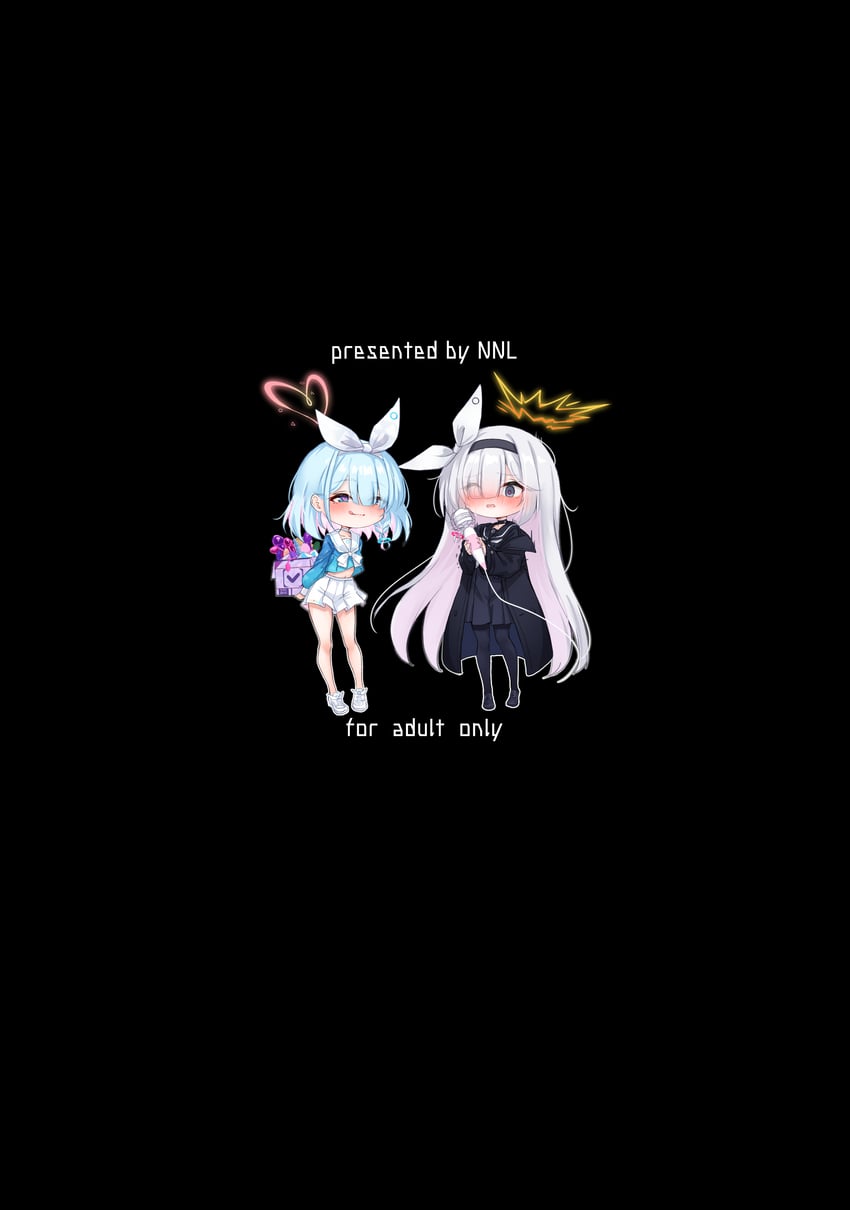 arona and plana (blue archive and 1 more) drawn by meri-san