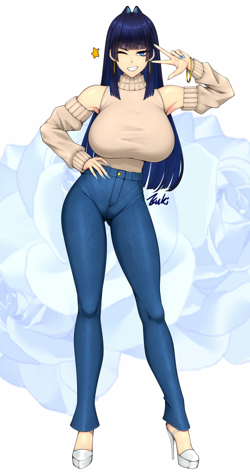 ouro kronii (hololive and 1 more) drawn by ryu_seung