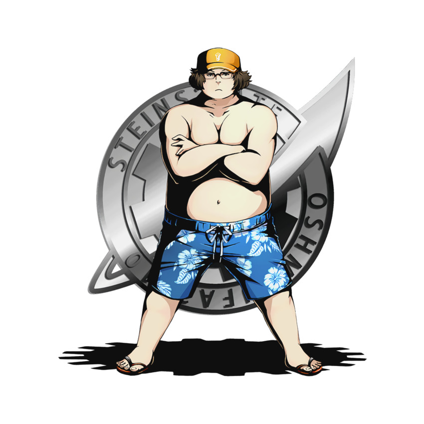 hashida itaru (steins;gate and 1 more) drawn by ucmm