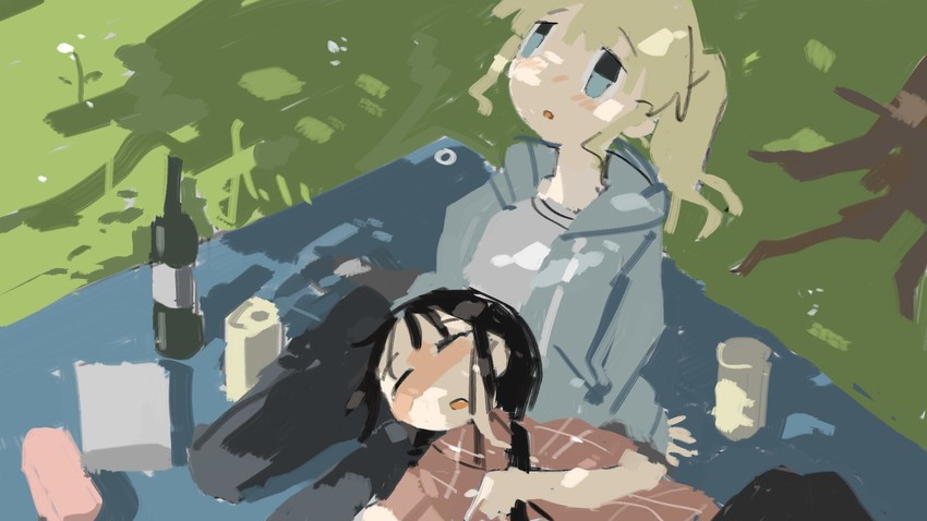 chito and yuuri (shoujo shuumatsu ryokou) drawn by tsukumizu_yuu