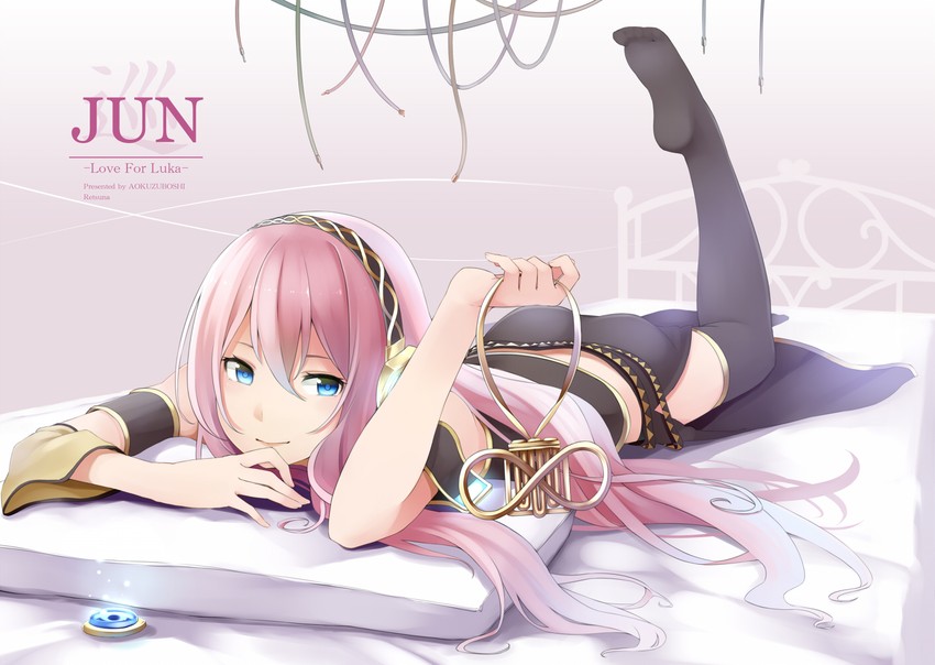 megurine luka (vocaloid) drawn by retsuna
