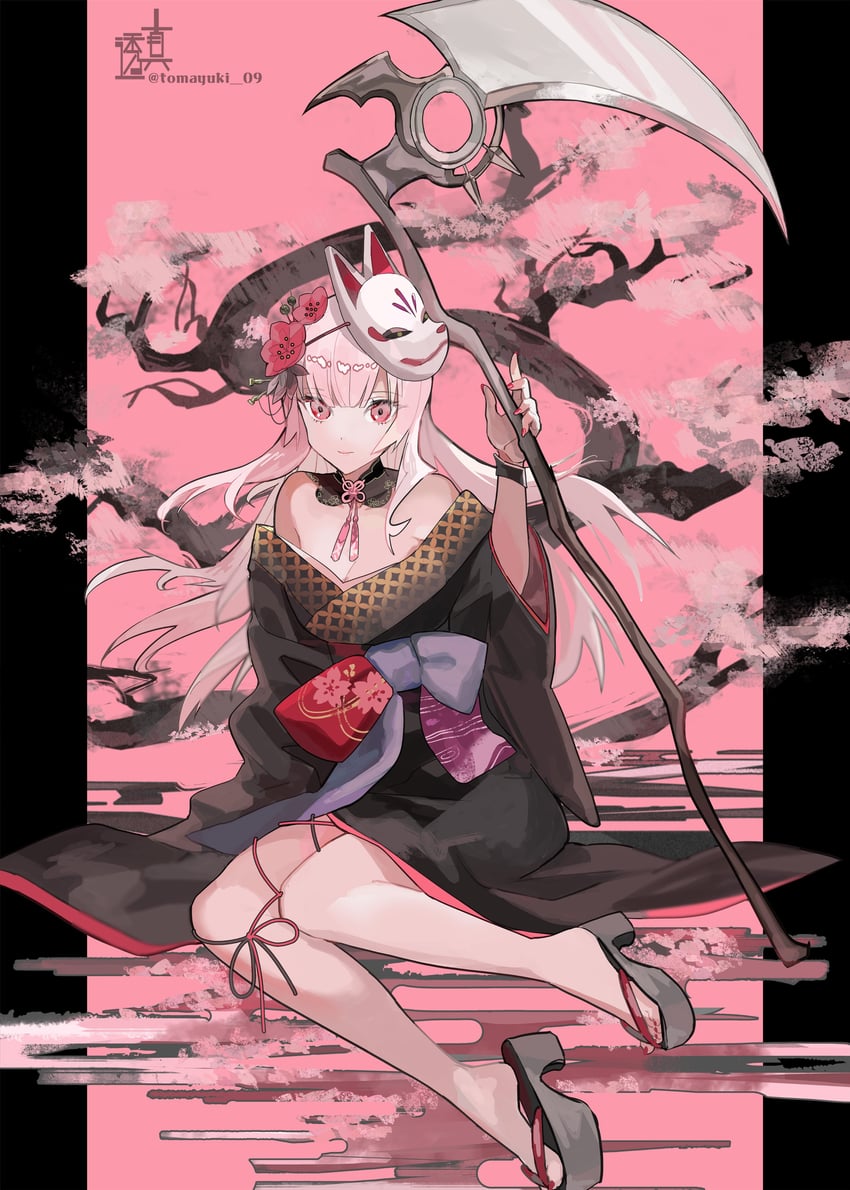 mori calliope (hololive and 1 more) drawn by tomayuki_09