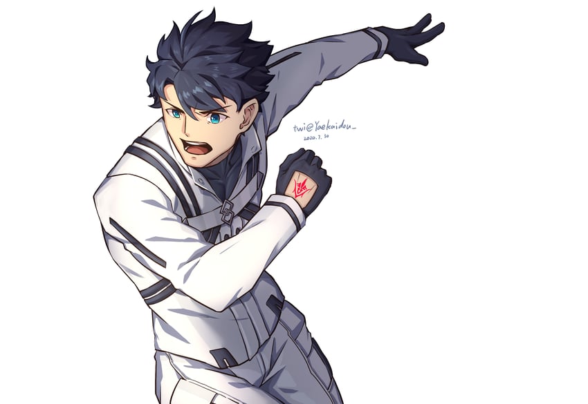 fujimaru ritsuka (fate and 1 more) drawn by yaekaidou