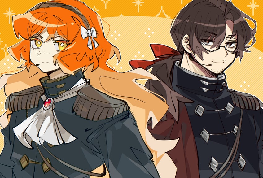 ishmael and gregor (project moon and 1 more) drawn by shima00401