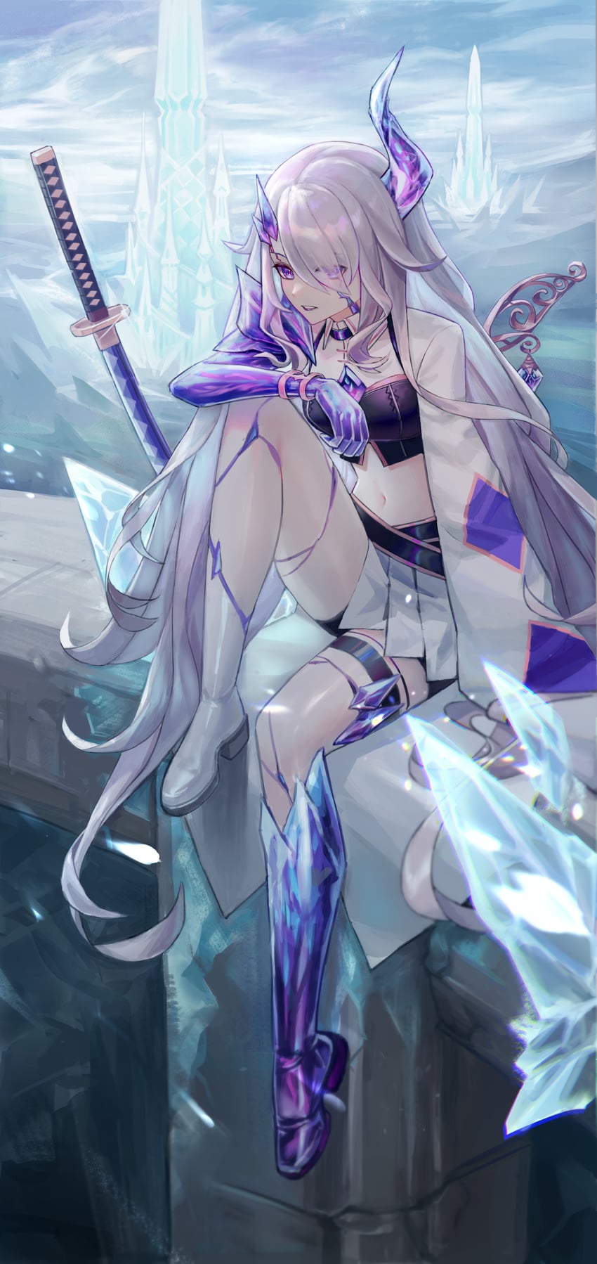 koseki bijou (hololive and 1 more) drawn by mcking