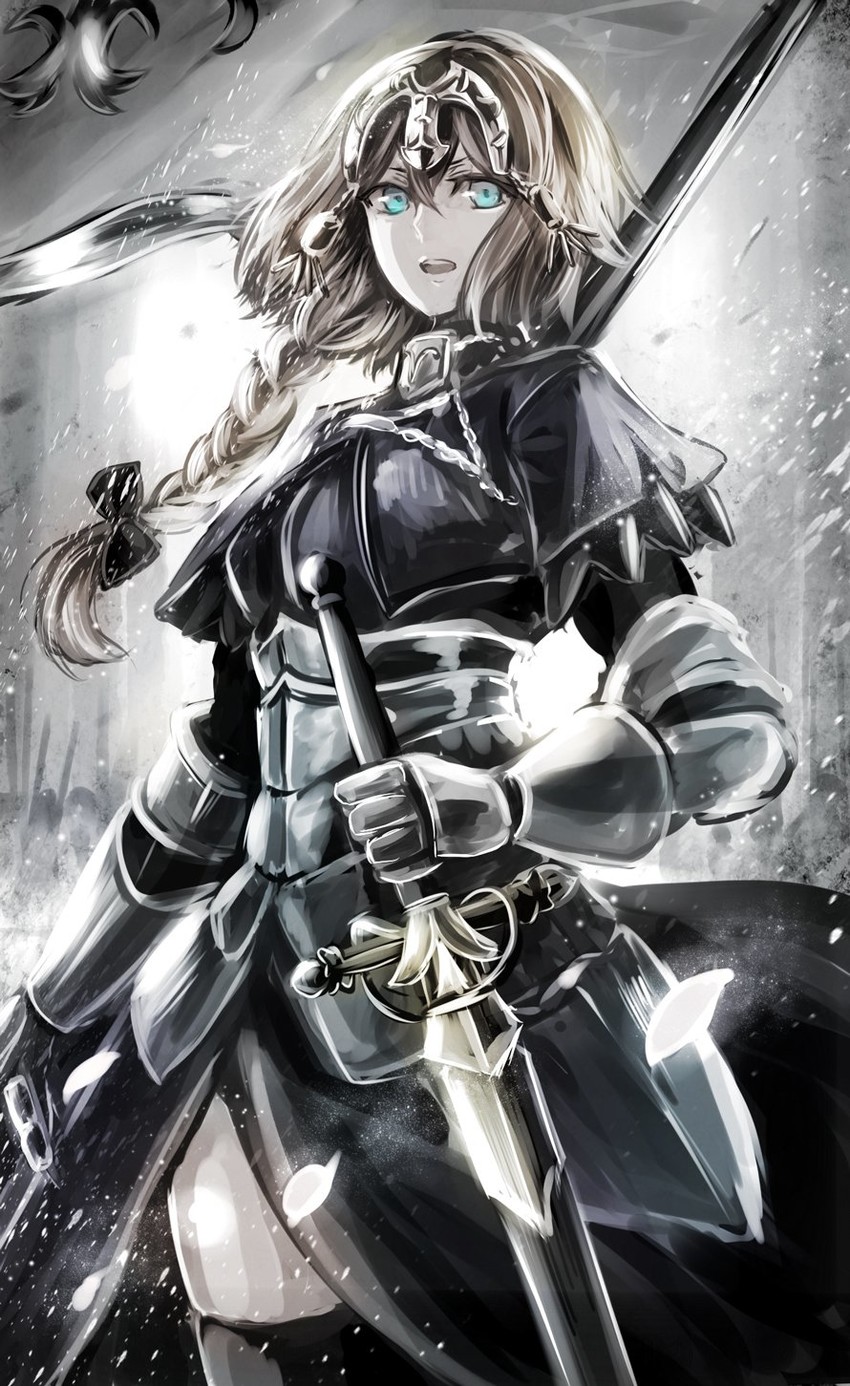jeanne d'arc (fate and 1 more) drawn by jan_(lightdragoon)