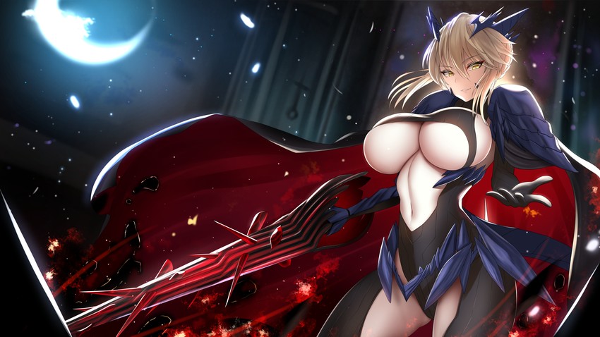 artoria pendragon (fate and 1 more) drawn by nekoda_(maoda)