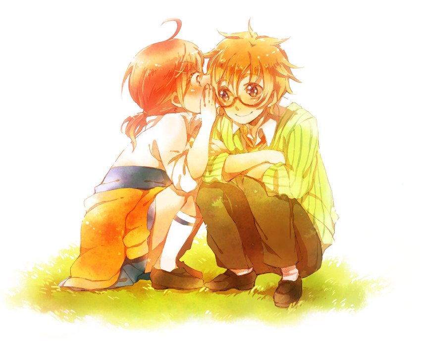 hino akane and brian taylor (precure and 1 more) drawn by kuzumochi
