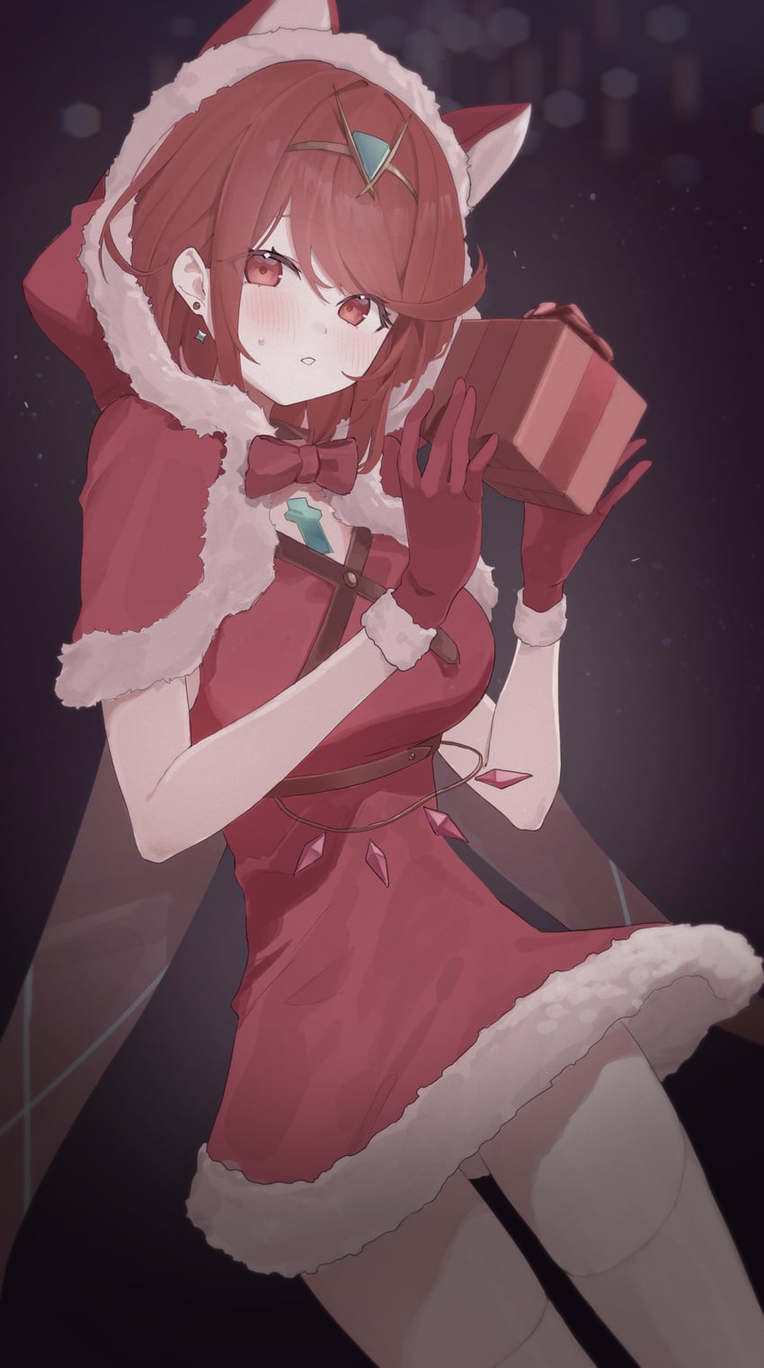 pyra (xenoblade chronicles and 1 more) drawn by mia_cbx