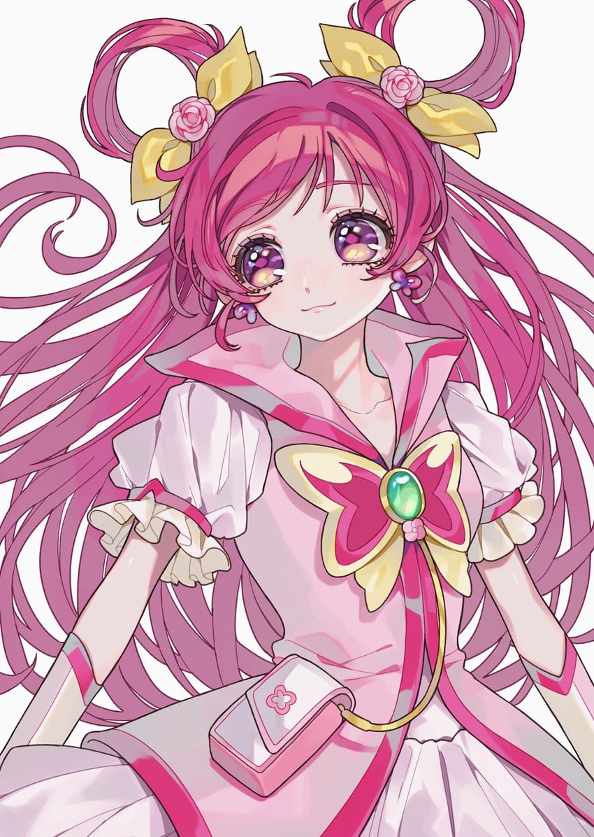 yumehara nozomi and cure dream (precure and 1 more) drawn by ao_(ao0_0nemu)