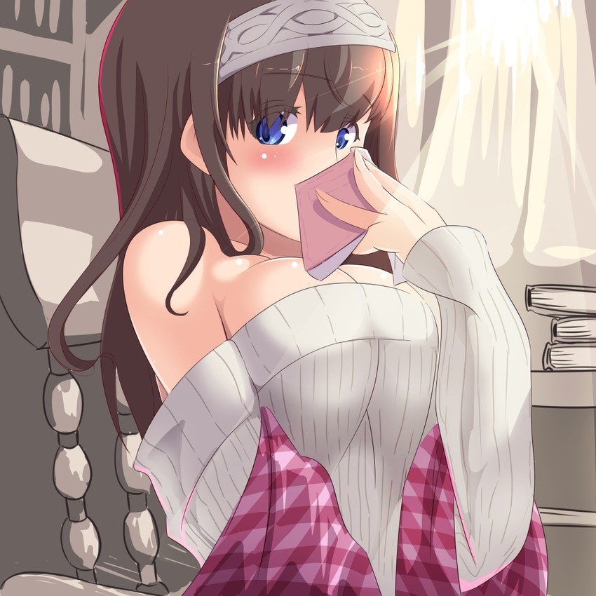 sagisawa fumika (idolmaster and 1 more) drawn by katuhata
