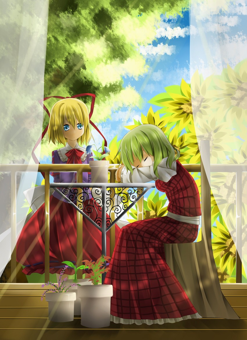 kazami yuuka and medicine melancholy (touhou) drawn by boki_god