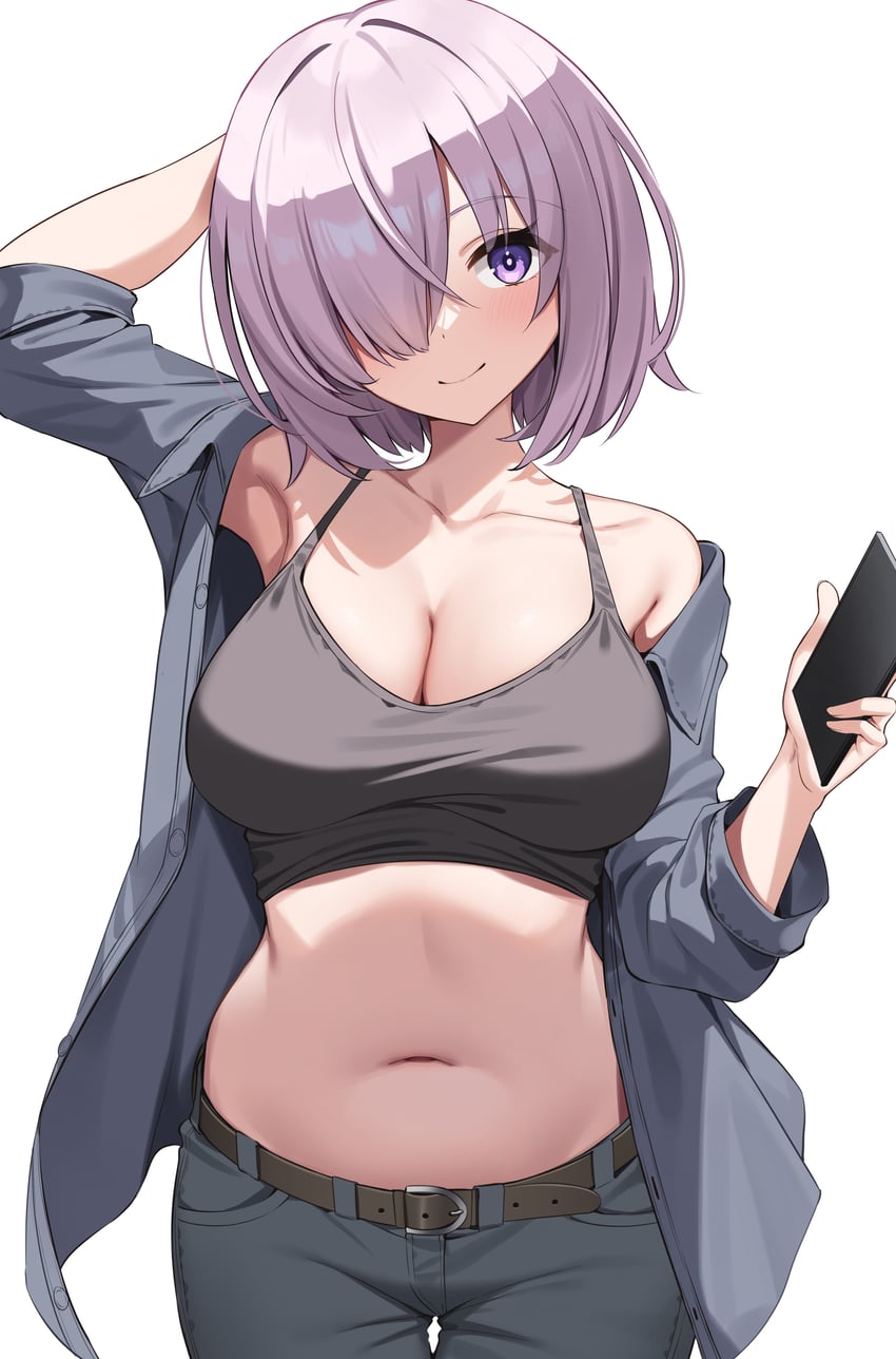 mash kyrielight (fate and 1 more) drawn by suiroh_(shideoukami)