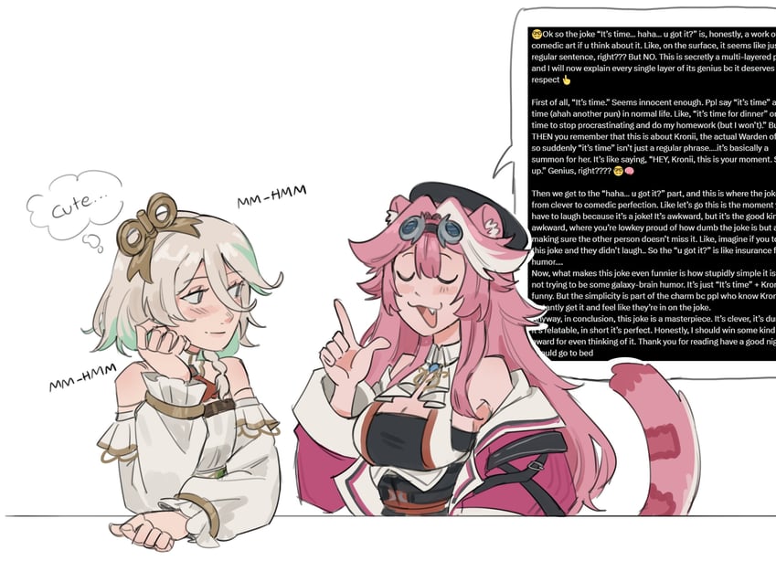 raora panthera and cecilia immergreen (hololive and 2 more) drawn by ejusteva