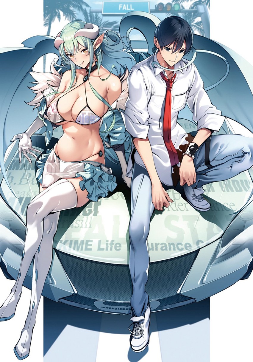 tselika and suou kaname (magisterus bad trip) drawn by nanao_(mahaya)