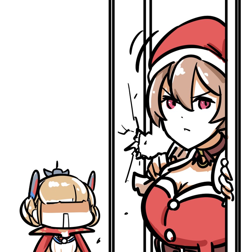 jean bart and le triomphant (azur lane) drawn by kagami_kino