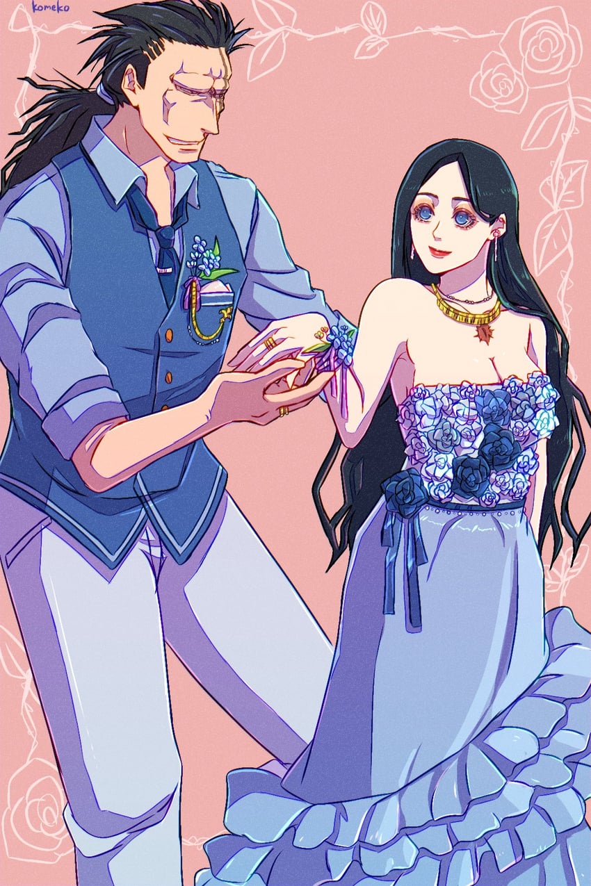 unohana retsu and zaraki kenpachi (bleach) drawn by strikek-lvvjm27