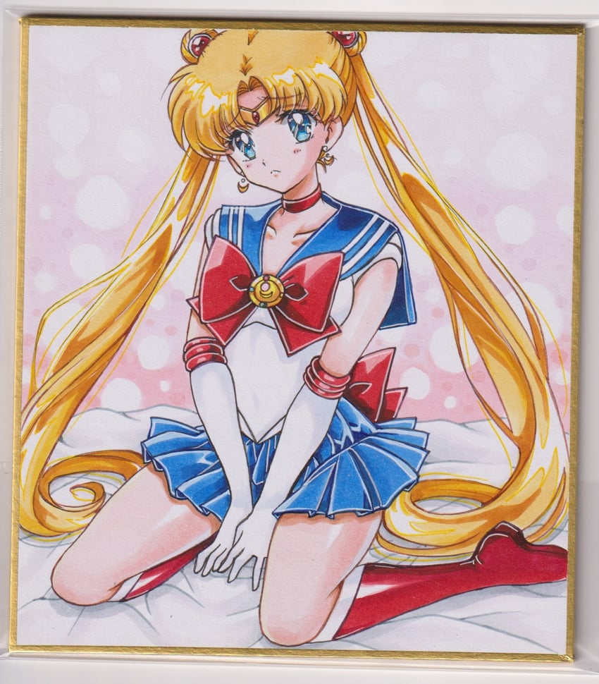 tsukino usagi and sailor moon (bishoujo senshi sailor moon) drawn by user_kztc4472