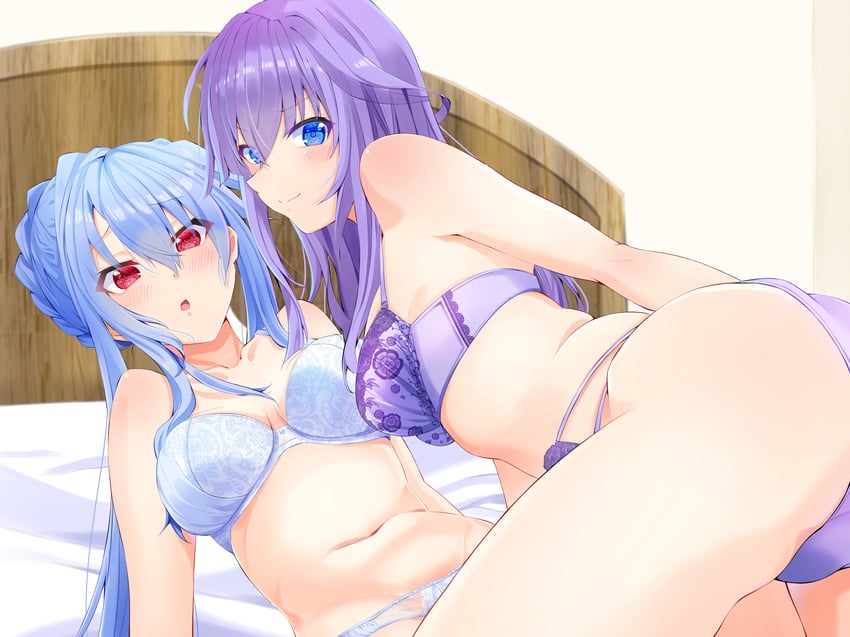 sorakado ao and sorakado ai (summer pockets) drawn by mu-chu