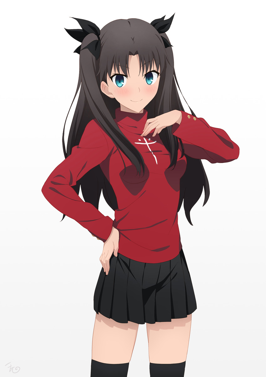 tohsaka rin (fate and 1 more) drawn by isshi_pyuma