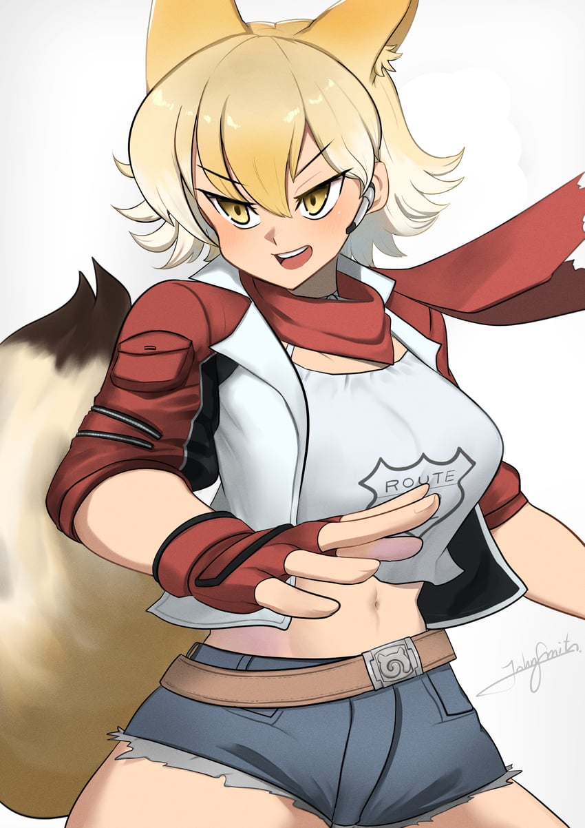 coyote and leo kliesen (kemono friends and 2 more) drawn by john_(a2556349)