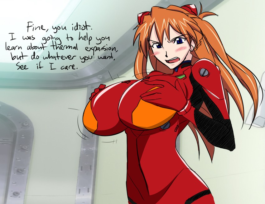 souryuu asuka langley (neon genesis evangelion) drawn by colorfag and matsu-sensei