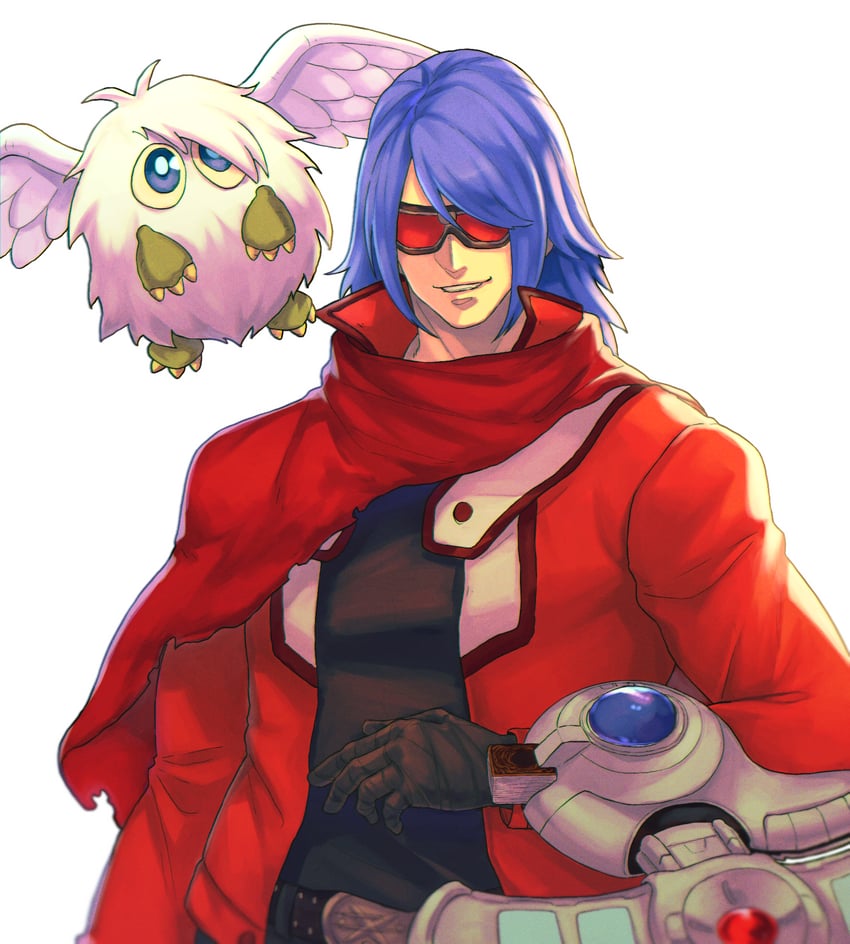 yuki judai, angel, winged kuriboh, krohnen, and kenn (yu-gi-oh! and 3 more) drawn by ktovhinao