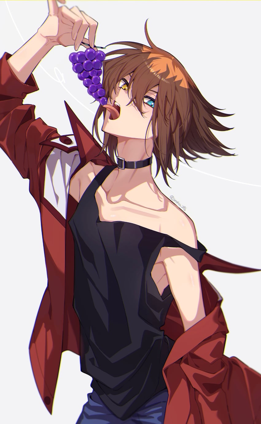 yuki judai (yu-gi-oh! and 1 more) drawn by yoshio_296
