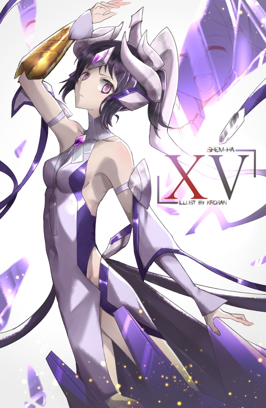 kohinata miku and shem-ha (senki zesshou symphogear) drawn by krdsan