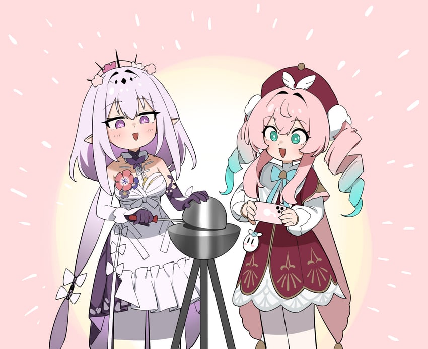 castorice and hyacine (honkai and 1 more) drawn by flasso