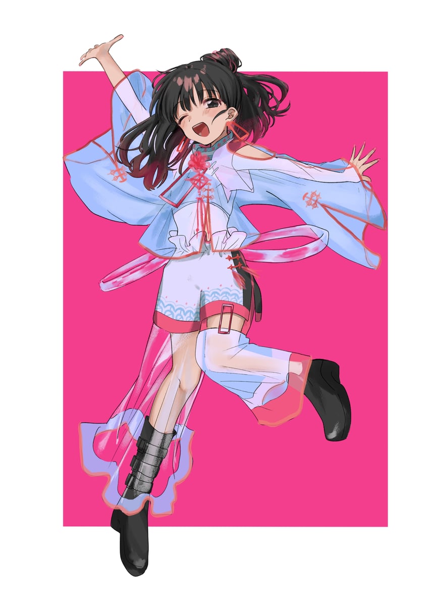 fukuyama mai (idolmaster and 1 more) drawn by toya_0321