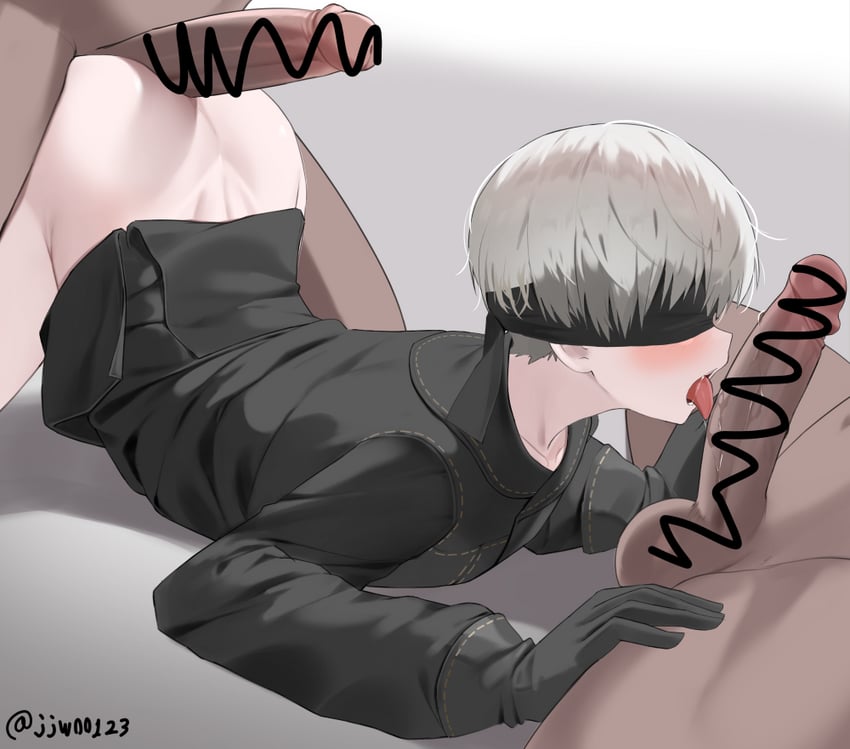 9s (nier and 1 more) drawn by g1_(jjw00123)