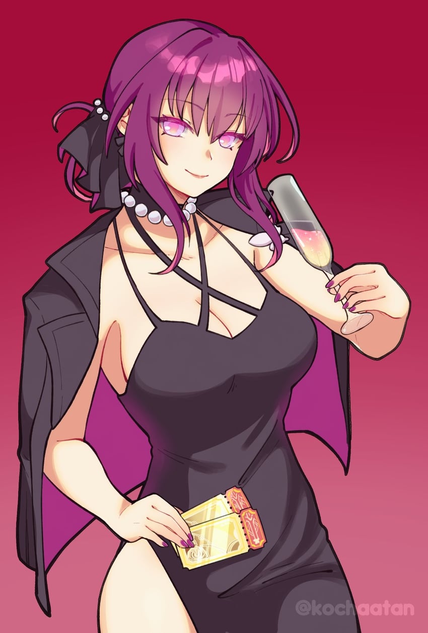 kafka (honkai and 1 more) drawn by kocha_(vtuber)_(artist)