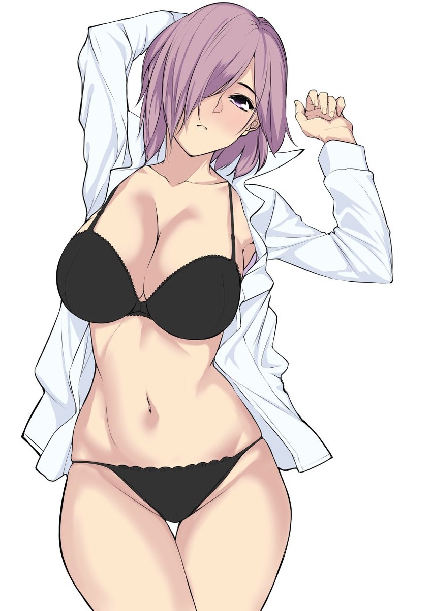 mash kyrielight (fate and 1 more) drawn by din_(raiden)