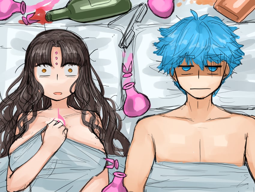 sessyoin kiara and hans christian andersen (fate and 1 more) drawn by steamingtofu
