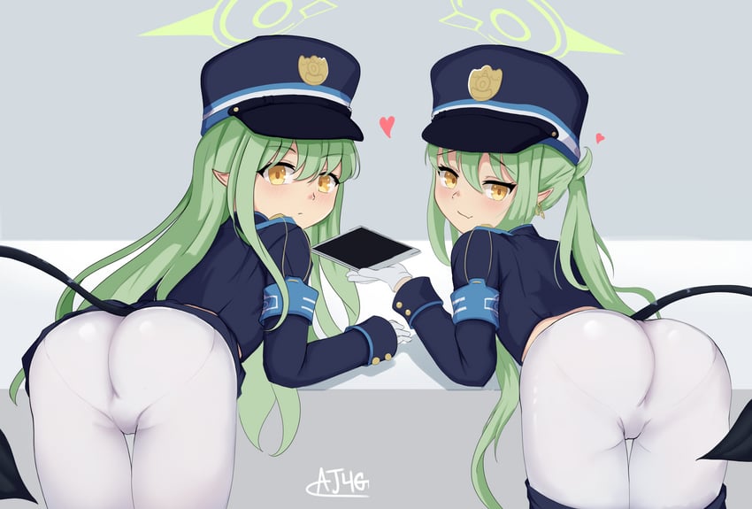 hikari and nozomi (blue archive) drawn by aj_gtv