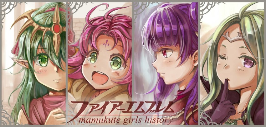 tiki, nowi, myrrh, and fae (fire emblem and 5 more) drawn by hikaru_no_yuska