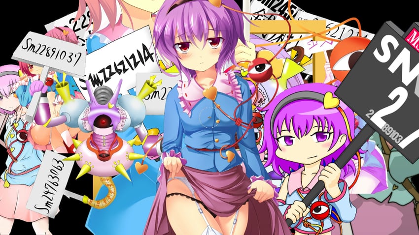 komeiji satori and mashiroma zenima (touhou and 1 more) drawn by the_abyss_is_also_looking_here_(nicoseiga11037438)