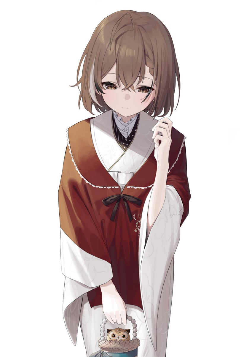 nanashi mumei and hootsie (hololive and 1 more) drawn by syhan